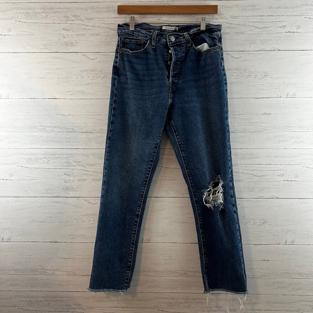 Levi's Wedgie Straight Button Fly Denim Jeans Size 30
